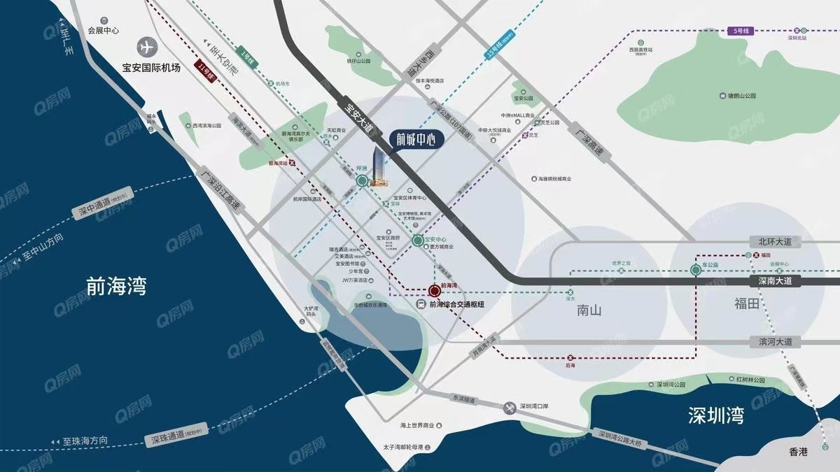 宏發QCC前城，海城濱海花園-均價150元/平