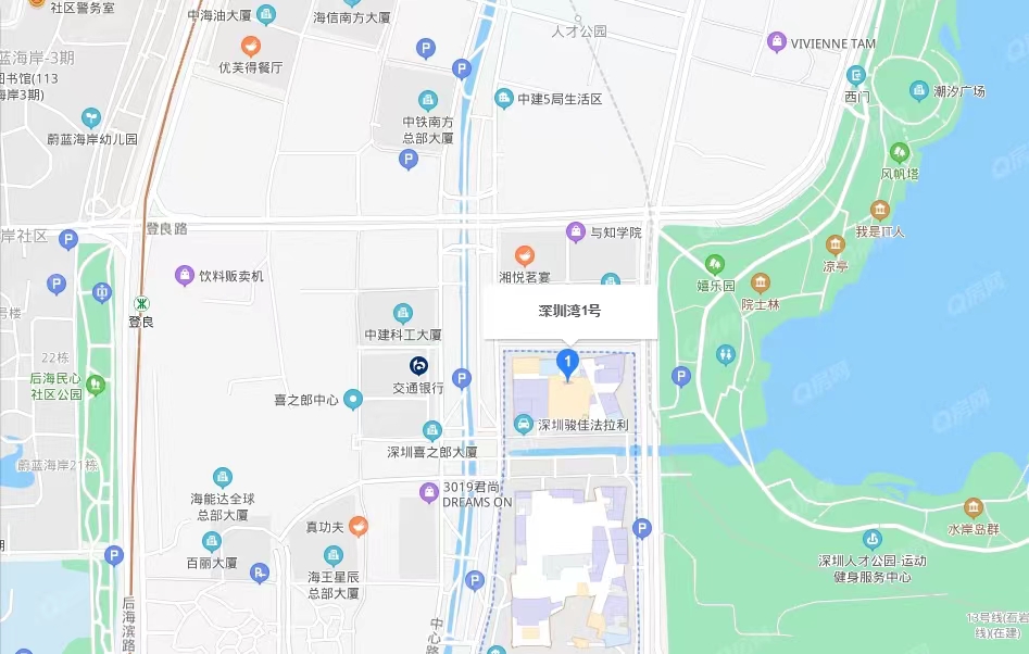 深圳灣壹號，鵬瑞深圳灣-均價380元/平