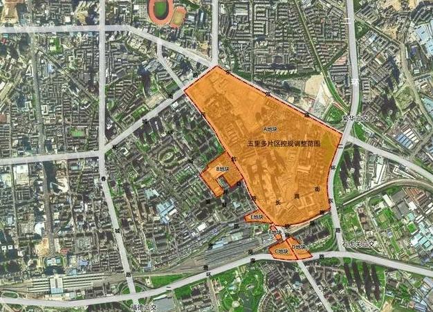 華潤悅府及華潤萬象城地塊示意圖