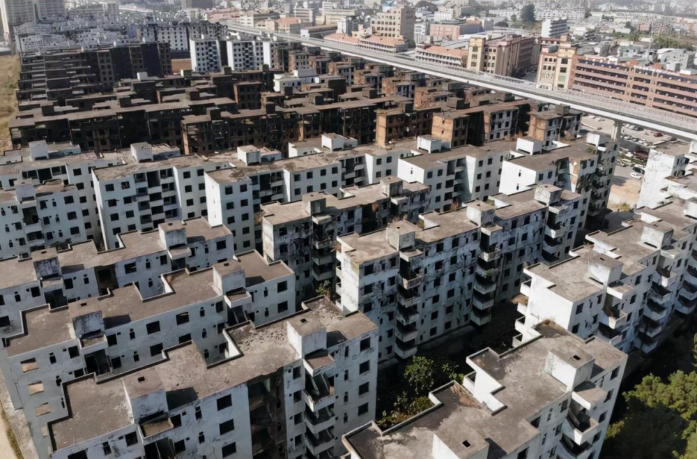 但村莊南側仍有大片居民區未拆遷和改造